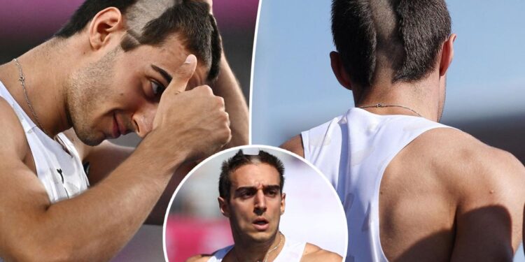 Italian sprinter Filippo Dezza has shocking haircut — but there’s a surprising reason Italian sprinter Filippo Dezza has shocking haircut — but there’s a surprising reason