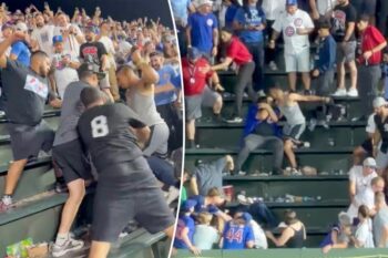 Cubs-White Sox fan fight gets real ugly at Wrigley Field
