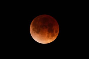 A rare blood-red moon is about to light up California skies