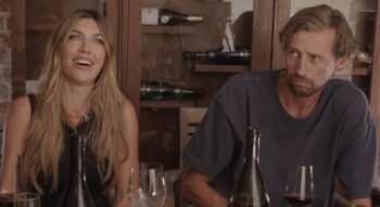 Abbey Clancy gets tipsy while wine tasting with husband Peter Crouch