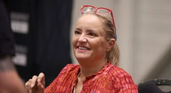 Lucy Davis makes first public appearance since incurable cancer diagnosis announcement