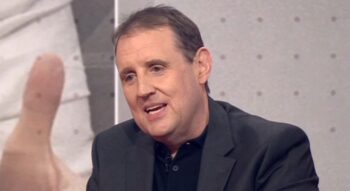 Peter Kay gatecrashes BBC weather report