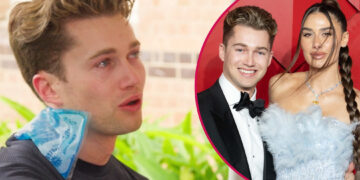 AJ Pritchard cries on TV after delaying his wedding