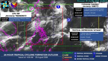 Saudel exits PAR but still enhances southwest monsoon, says PAGASA