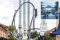 Parkgoer airlifted after Batman roller coaster incident leaves man with fractures to both legs