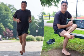 Shoeless LI runner John Mazzei trots through six marathons