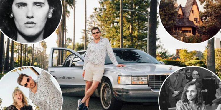 LA tour takes ‘mourners’ to macabre murder locations in funeral cars