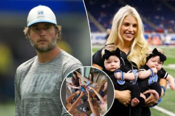 Matthew Stafford’s wife Kelly breaks out Jell-O shots for daughter’s birthday