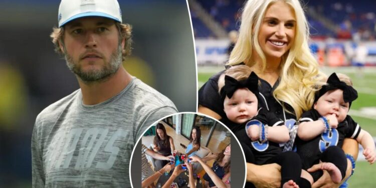 Matthew Stafford’s wife Kelly breaks out Jell-O shots for daughter’s birthday