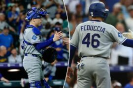 Dodgers catcher Hunter Feduccia makes early exit with stomach bug