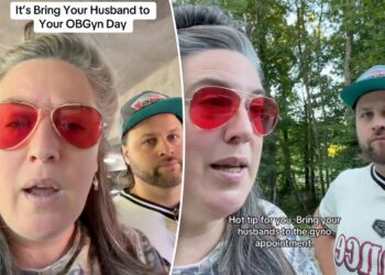 Patient says doctors refused to help until husband escorted her