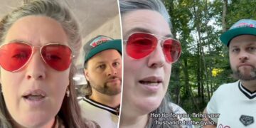 Patient says doctors refused to help until husband escorted her