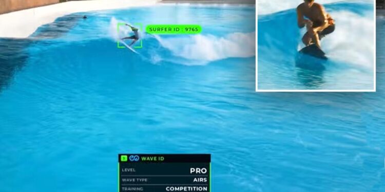 New AI technology creates custom-tailored waves for pool surfers