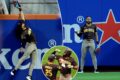 Fernando Tatis Jr mean mugs Francisco Lindor after insane grand slam robbery