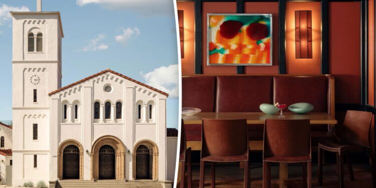 Shuttered LA church transformed into chic Silver Lake luxe hotel