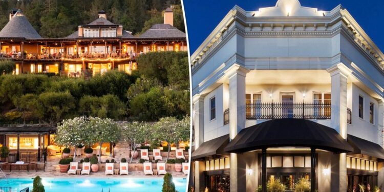 Six California hotels earn Michelin’s coveted three-key distinction