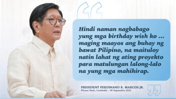 President works on fulfilling ‘birthday wish’ for Filipinos, PCO says.