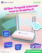 Order fiber WiFi like food delivery: GFiber Prepaid expands WiFi-on-demand via GrabMart to Metro Manila, Cebu, Davao