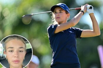 Kai Trump’s college golf career at Miami starts with injury scare