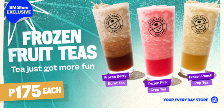 Tea, reimagined: Discover CBTL’s Frozen Fruit Teas exclusively at SM Store
