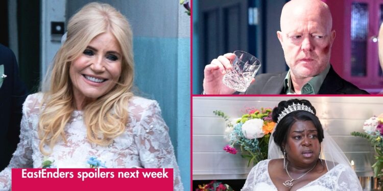 Secrets and lies threaten Max and Cindy’s big day as Kim and Howie’s wedding takes a shock turn Secrets and lies threaten Max and Cindy’s big day as Kim and Howie’s wedding takes a shock turn