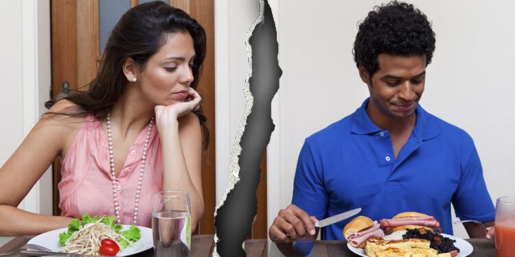 Couples participating in ‘food divorce’ risk isolation and emotional disconnect