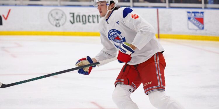 Matt Rempe desperate to not let this Rangers chance pass him by Matt Rempe desperate to not let this Rangers chance pass him by