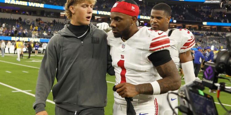 Malik Nabers, Brian Burns hoping to avoid worst with injuries Malik Nabers, Brian Burns hoping to avoid worst with injuries