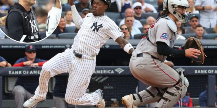 Jazz Chisholm Jr., Yankees clap back at Red Sox voice’s criticism as Aaron Boone reveals his role Jazz Chisholm Jr., Yankees clap back at Red Sox voice’s criticism as Aaron Boone reveals his role