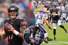 Caleb Williams’ injury puts spotlight on intriguing Bears backup Tyson Bagent