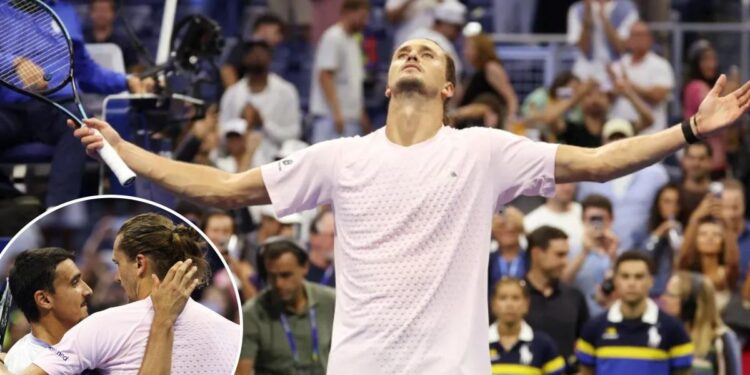 Alexander Zverev wins five-set thiriller in first round of US Open