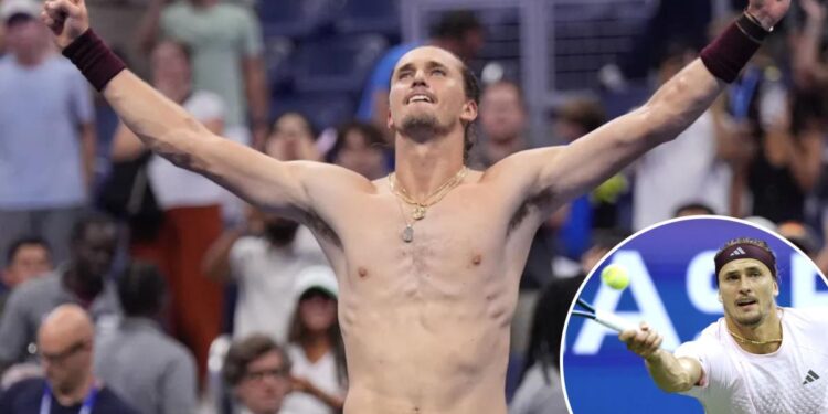 Alexander Zverev survives marathon to advance at US Open