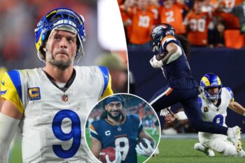 Matthew Stafford makes ugly NFL history with record-breaking pick-six in Rams’ loss to Broncos
