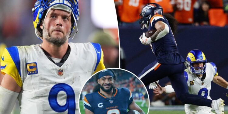 Matthew Stafford makes ugly NFL history with record-breaking pick-six in Rams’ loss to Broncos Matthew Stafford makes ugly NFL history with record-breaking pick-six in Rams’ loss to Broncos