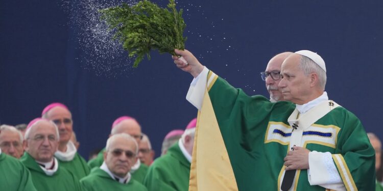 Pope Leo XIV visits Lourdes and meets with miracle cure recipients