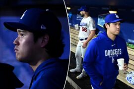 Shohei Ohtani out of Dodgers lineup for fourth consecutive game