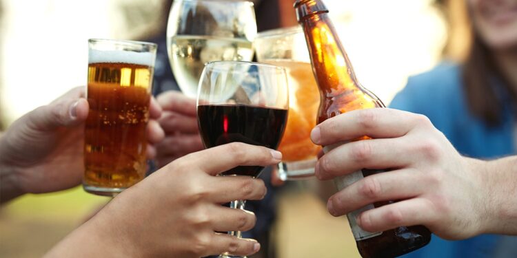 Alcohol-attributable cancer deaths in the US have doubled since 1990, study finds