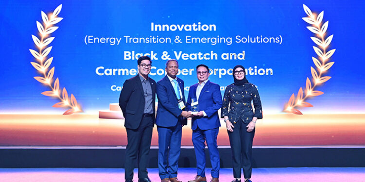 Black & Veatch and Carmen Copper win Enlit Asia Innovation Award for first-of-a-kind floating solar project