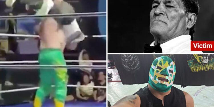 Wrestler arrested after referee dies from alleged piledriver during match