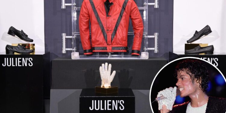 Michael Jackson’s most iconic outfits poised to fetch record-breaking sum at auction
