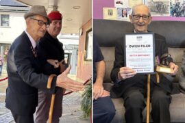 Wales’ oldest man Owen Filer, 107, says fish and chips and living ‘properly’ are his secrets to longevity