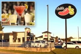 North Carolina Chili’s customers suffer chemical burns after cleaning chemical is mixed into margaritas