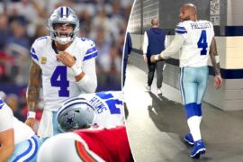 Dak Prescott glares at employee who calls Cowboys loss ’embarrassing’