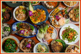 Iced tea, thai food and more