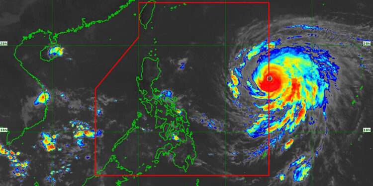 Super Typhoon Champi enters PAR, prompts Signal No. 1 in five areas — PAGASA Super Typhoon Champi enters PAR, prompts Signal No. 1 in five areas — PAGASA