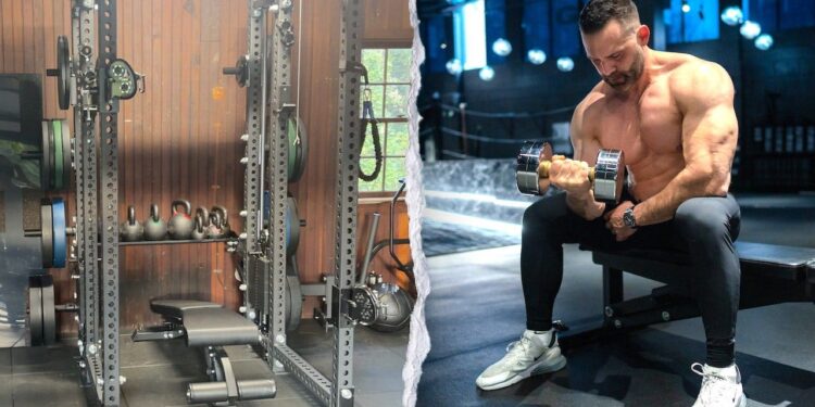 Home gym setup needs just bands, dumbbells and a bench, coach says