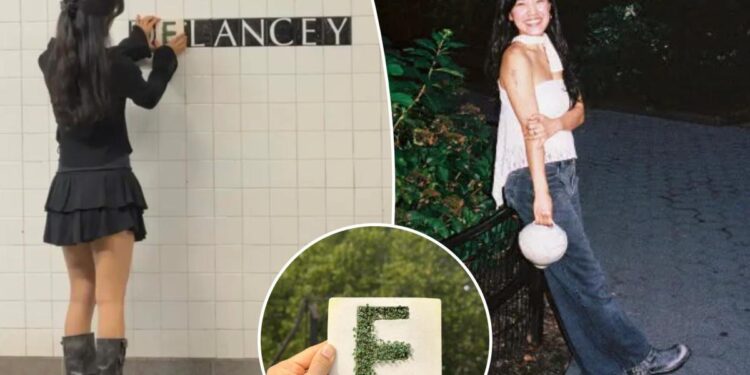 NYC artist goes viral over creative fix for broken subway tiles NYC artist goes viral over creative fix for broken subway tiles