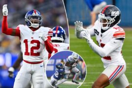 Giants rookie ‘baptized by fire’ defending Matthew Stafford Giants rookie ‘baptized by fire’ defending Matthew Stafford