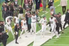 Eagles kicker, GM’s furious reactions to mind-boggling decision caught on video