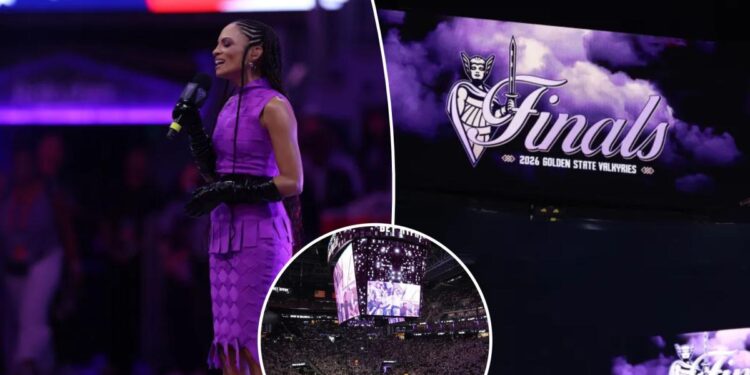 Valkyries, Dream left for locker room during national anthem before WNBA Finals Game 1 Valkyries, Dream left for locker room during national anthem before WNBA Finals Game 1